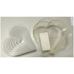 Imagem de Cortador coração  - 7 peças em policarbonato