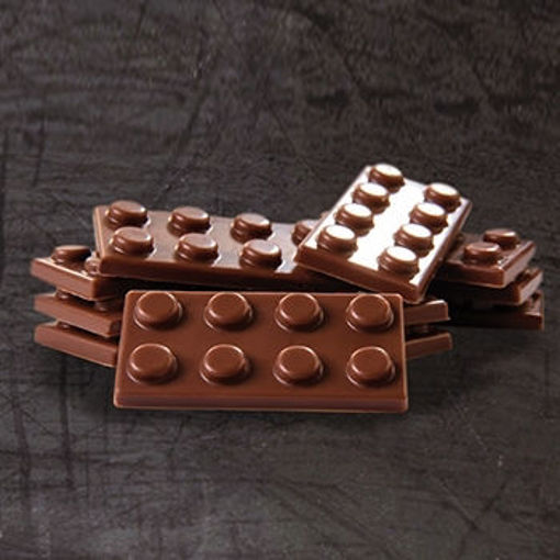 Picture of Polycarbonate mould - Play With Chocolat - Lego ref. MA6005
