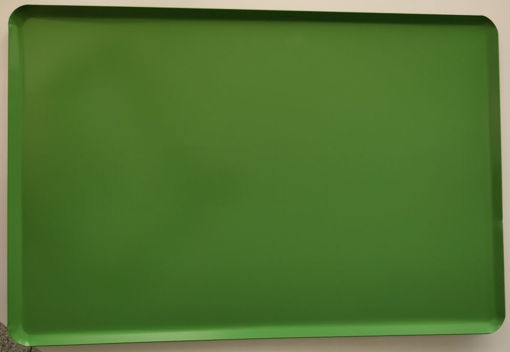 Picture of Plain aluminium tray with flap  45º - 600x400mm - teflon